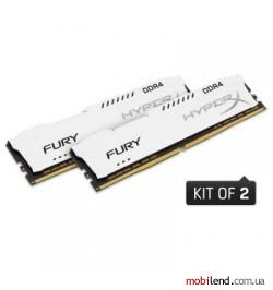 HyperX 16 GB (2x8GB) DDR4 2666 MHz Fury White (HX426C16FW2K2/16)