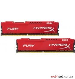 HyperX 16 GB (2x8GB) DDR4 2933 MHz Fury Red (HX429C17FR2K2/16)