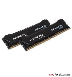 HyperX 16 GB (2x8GB) DDR4 3000 MHz Savage Black (HX430C15SB2K2/16)