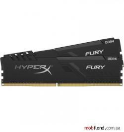 HyperX 16 GB (2x8GB) DDR4 3600 MHz Fury Black (HX436C17FB3K2/16)