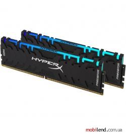 HyperX 16 GB (2x8GB) DDR4 3600 MHz Predator RGB (HX436C17PB3AK2/16)