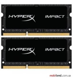 HyperX 16 GB (2x8GB) SO-DIMM DDR3L 1600 MHz IMPACT (HX316LS9IBK2/16)