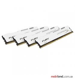 HyperX 32 GB (4x8GB) DDR4 2400 MHz Fury White (HX424C15FW2K4/32)