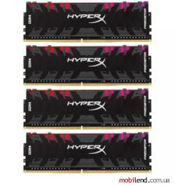 HyperX 32 GB (4x8GB) DDR4 2933 MHz Predator RGB (HX429C15PB3AK4/32)