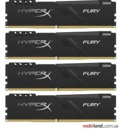 HyperX 32 GB (4x8GB) DDR4 3600 MHz Black (HX436C17FB3K4/32)