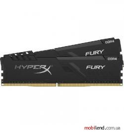 HyperX 64 GB (2x32GB) DDR4 2400 MHz Fury Black (HX424C15FB3K2/64)