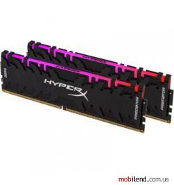 HyperX 64 GB (2x32GB) DDR4 3600 MHz Predator RGB (HX436C18PB3AK2/64)