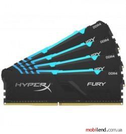 HyperX 64 GB (4x16GB) DDR4 2400 MHz FURY (HX424C15FB4AK4/64)