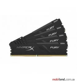 HyperX 64 GB (4x16GB) DDR4 2666 MHz Fury Black (HX426C16FB3K4/64)