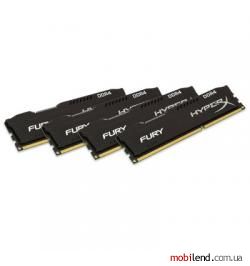 HyperX 64 GB (4x16GB) DDR4 2666 MHz Fury Black (HX426C16FBK4/64)