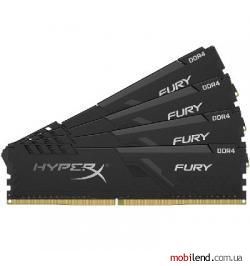 HyperX 64 GB (4x16GB) DDR4 3000 MHz Fury Black (HX430C15FB3K4/64)
