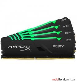 HyperX 64 GB (4x16GB) DDR4 3200 MHz Fury RGB (HX432C16FB3AK4/64)
