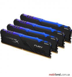 HyperX 64 GB (4x16GB) DDR4 3600 MHz FURY (HX436C18FB4AK4/64)