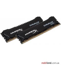 HyperX 8 GB (2x4GB) DDR4 3000 MHz Savage Black (HX430C15SB2K2/8)