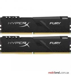 HyperX 8 GB (2x4GB) DDR4 3200 MHz Fury Black (HX432C16FB3K2/8)