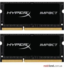 HyperX 8 GB (2x4GB) SO-DIMM DDR3L 1600 MHz IMPACT (HX316LS9IBK2/8)