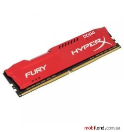 HyperX 8 GB DDR4 2666 MHz Fury Red (HX426C16FR2/8)