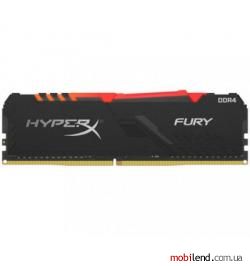 HyperX 8 GB DDR4 2666 MHz Fury RGB Black (HX426C16FB3A/8)