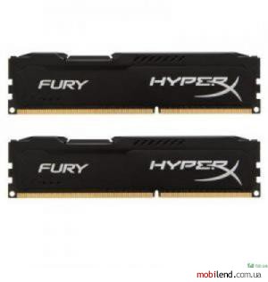 Kingston 16 GB (2x8GB) DDR3 1600 MHz HyperX FURY (HX316C10FBK2/16)