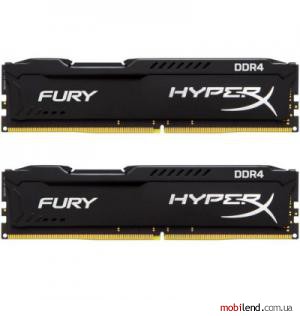 Kingston 16 GB (2x8GB) DDR4 2400 MHz HyperX Fury Black (HX424C15FB2K2/16)