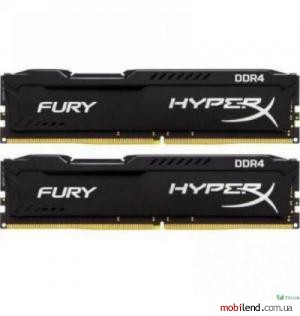 Kingston 16 GB (2x8GB) DDR4 2400 MHz HyperX FURY (HX424C15FBK2/16)