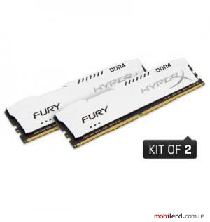 Kingston 16 GB (2x8GB) DDR4 2666 MHz HyperX Fury White (HX426C16FW2K2/16)
