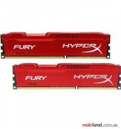 Kingston 16 GB (2x8GB) DDR4 3466 MHz HyperX Fury Red (HX434C19FR2K2/16)