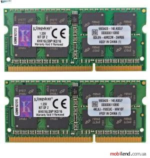 Kingston 16 GB (2x8GB) SO-DIMM DDR3 1600 MHz HyperX (KHX16LS9P1K2/16)