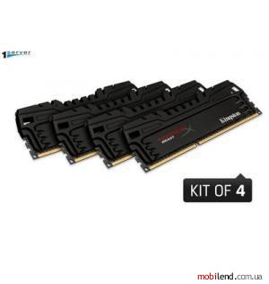 Kingston 16 GB (4x4GB) DDR3 1866 MHz HyperX BEAST (KHX18C10T3K4/16)