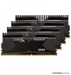 Kingston 16 GB (4x4GB) DDR4 2400 MHz HyperX PREDATOR (HX424C12PB2K4/16)