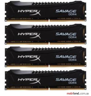Kingston 16 GB (4x4GB) DDR4 2666 MHz HyperX (HX426C13SBK4/16)