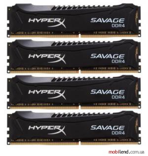 Kingston 16 GB (4x4GB) DDR4 3000 MHz HyperX (HX430C15SBK4/16)