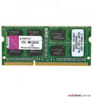 Kingston 2 GB SO-DIMM DDR3 1333 MHz (KTA-MB1333/2G)
