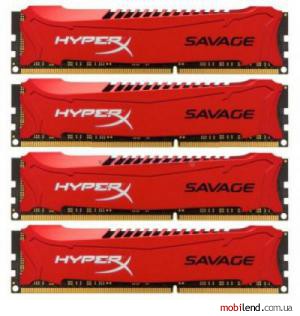 Kingston 32 GB (4x8GB) DDR3 2133 MHz HyperX Savage (HX321C11SRK4/32)