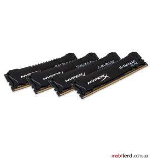 Kingston 32 GB (4x8GB) DDR4 3000 MHz HyperX Savage (HX430C15SBK4/32)
