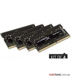 Kingston 32 GB (4x8GB) SO-DIMM DDR4 2400 MHz (HX424S15IB2K4/32)