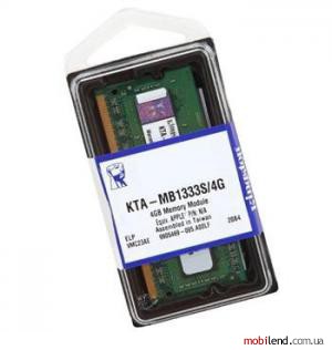 Kingston 4 GB SO-DIMM DDR3 1333 MHz (KTA-MB1333S/4G)
