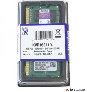 Kingston 4 GB SO-DIMM DDR3 1600 MHz (KVR16S11/4)