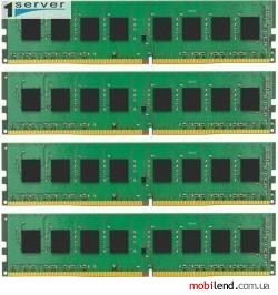 Kingston 64 GB (4x16GB) DDR4 2400 MHz (KVR24R17D8K4/64)