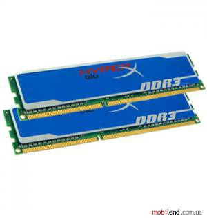 Kingston 8 GB (2x4GB) DDR3 1333 MHz HyperX (KHX1333C9D3B1K2/8G)