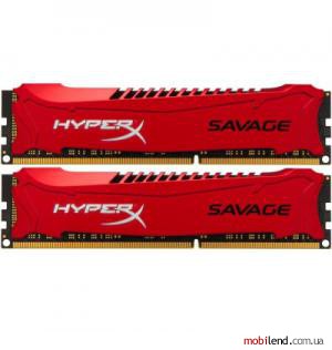 Kingston 8 GB (2x4GB) DDR3 2400 MHz HyperX Savage (HX324C11SRK2/8)