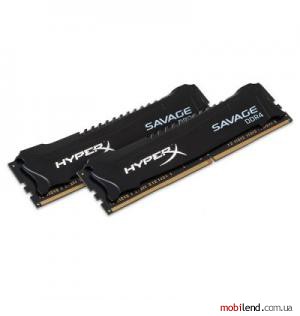 Kingston 8 GB (2x4GB) DDR4 2400 MHz HyperX Savage Black (HX424C12SB2K2/8)