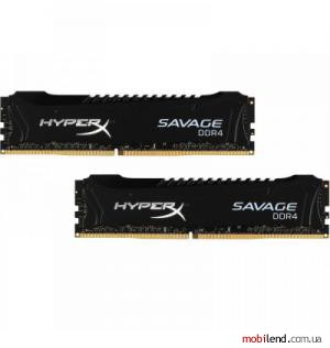Kingston 8 GB (2x4GB) DDR4 3000 MHz HyperX Savage Black (HX430C15SB2K2/8)