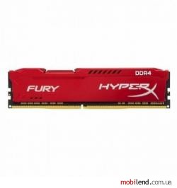 Kingston 8 GB DDR4 3466 MHz HyperX Fury Red (HX434C19FR2/8)