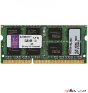 Kingston 8 GB SO-DIMM DDR3 1600 MHz (KVR16S11/8)