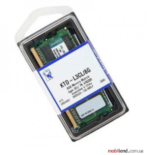 Kingston 8 GB SO-DIMM DDR3L 1600 MHz (KTD-L3CL/8G)