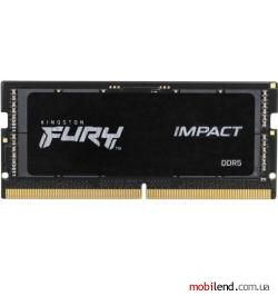 Kingston FURY 16 GB SO-DIMM DDR5 4800 MHz Impact (KF548S38IB-16)