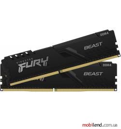 Kingston FURY 32 GB (2x16GB) DDR4 2666 MHz Beast Black (KF426C16BBK2/32)