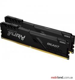 Kingston FURY 32 GB (2x16GB) DDR4 3200 MHz Beast Black (KF432C16BBK2/32)