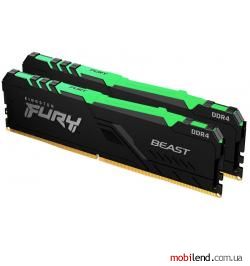 Kingston FURY 32 GB (2x16GB) DDR4 3733 MHz Beast RGB (KF437C19BB1AK2/32)
